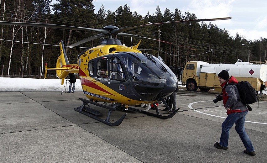 Medicopter z rannym nie mógł wystartować. Mężczyzna zmarł