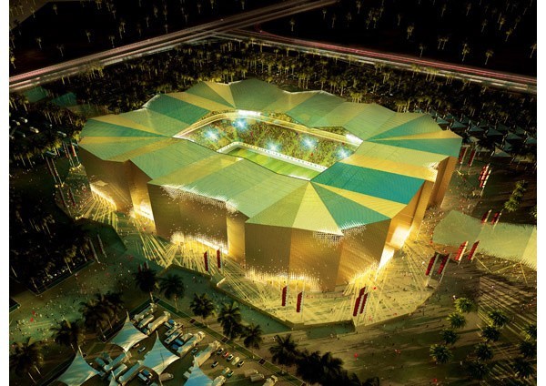 Projekt stadionu Umm Slal na Mundial w Katarze