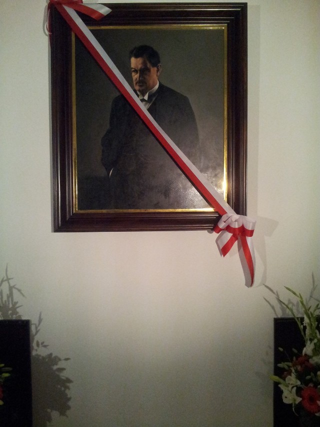 Przy sali Sejmu Śląskiego odsłonięto  portret marszałka Wolnego