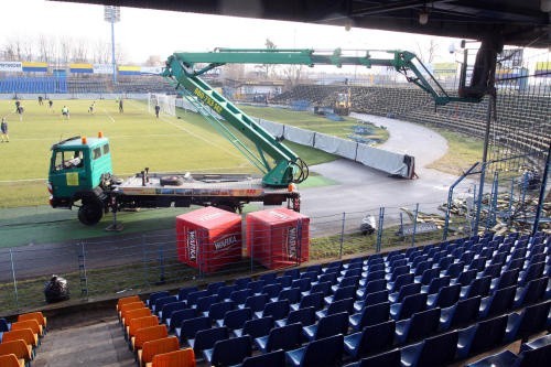 Remont stadionu miejskiego w Gdyni - 30 listopada 2009 r.