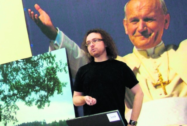 Profesor Janusz Bujnicki przekonywał uczniów Wadowity do wybierania drogi naukowej