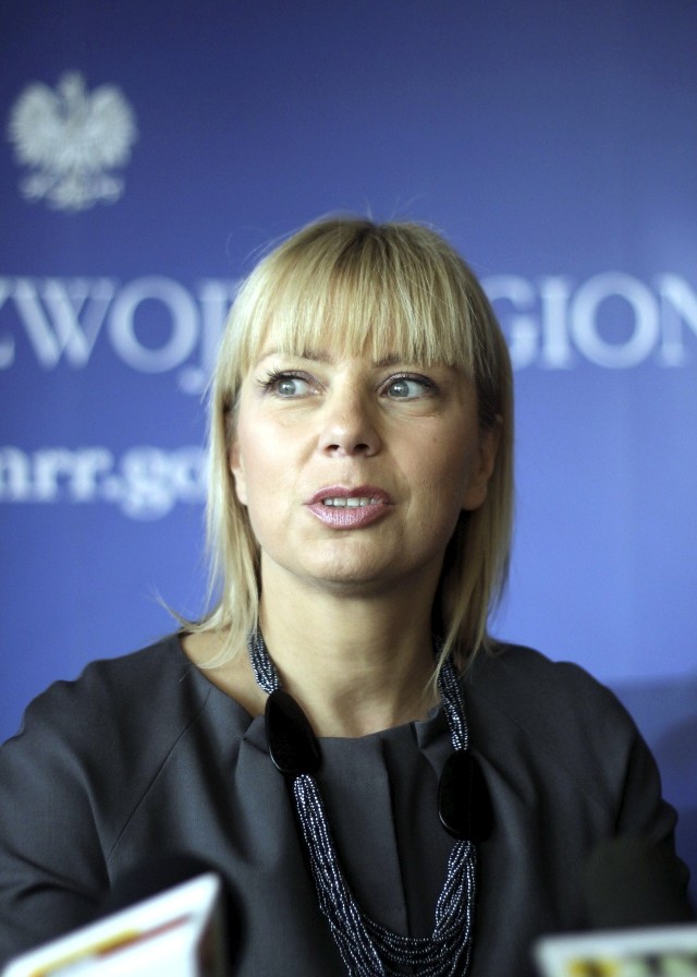 Elżbieta Bieńkowska, minister rozwoju regionalnego.