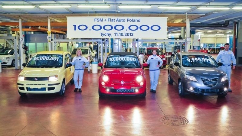 10-mln samochód zjechał z linii tyskiej fabryki Fiat Auto Poland [ZDJĘCIA]