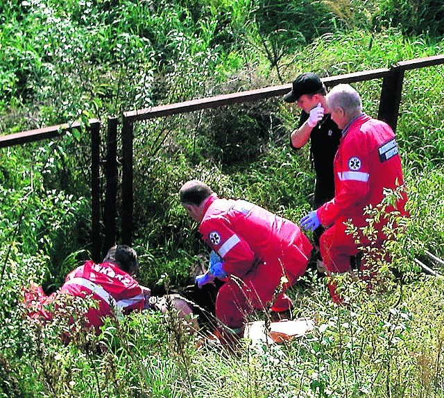 Akcja ratunkowa była trudna, na pomoc wezwano straż pożarną