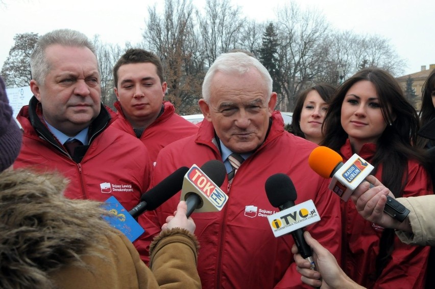 Miller w Lublinie zachęcał do poparcia referendum