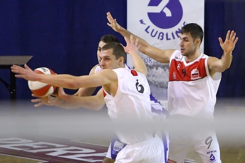 Koszykówka: Start Lublin wygrał z AZS Szczecin 70:60 (ZDJĘCIA)