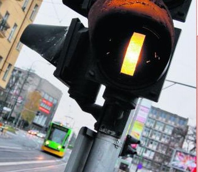 Sygnalizacja sprzyja tramwajom, np. na ulicy Grunwaldzkiej