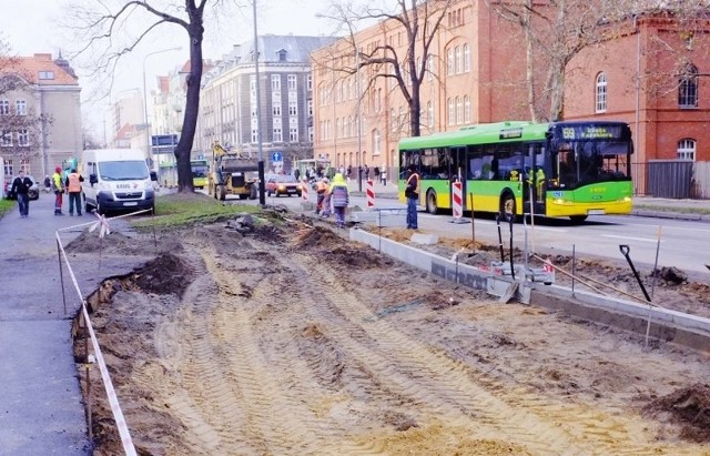 Przebudowa ulicy Bukowskiej w Poznaniu.