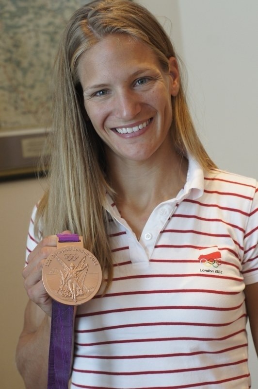 Julia Michalska, brązowa medalistka z Londynu, wioślarka...