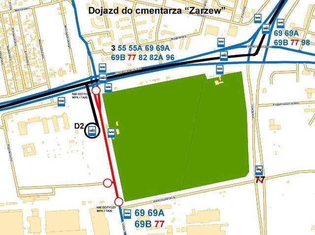 Jak dojechać na cmentarz Zarzew w Łodzi [MAPA] | Dziennik Łódzki