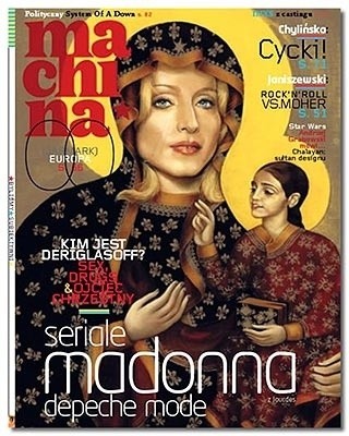 Piosenkarka Madonna na okładce Machiny. Kontrowersyjnie