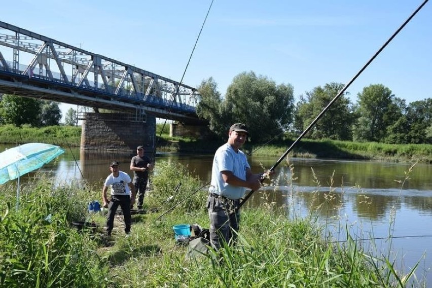 Zawody wędkarskie nad Odrą w Nowej Soli, czerwiec 2019 r.