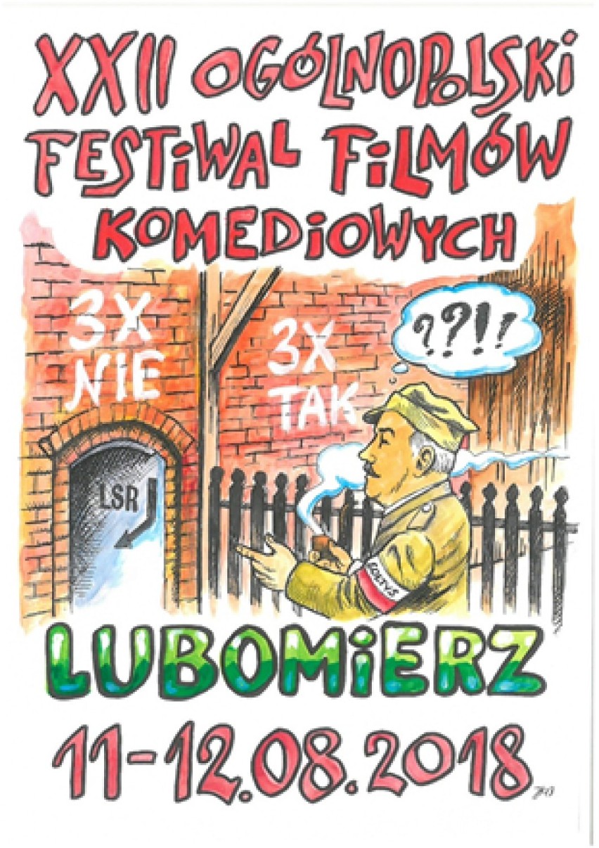 Zapraszamy na Ogólnopolski Festiwal Filmów Komediowych w Lubomierzu w dniach w dniach 11-12 sierpnia!