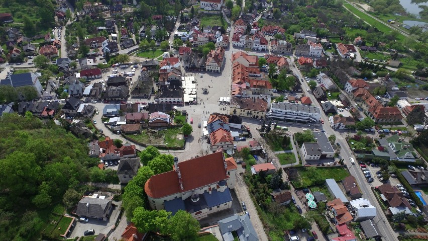 Zobaczyć Kazimierz z lotu ptaka stojąc na ziemi. Obejrzyj okolicę ze 150 metrów (ZDJĘCIA)