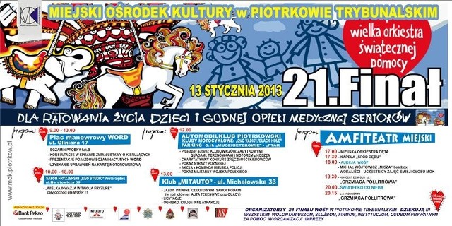 Szczegółowy program Orkiestry w Piotrkowie