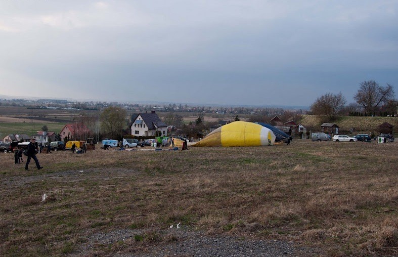 Balony nad Kwidzynem: Internauci podglądali loty balonów