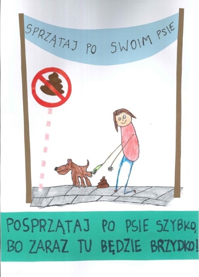 Rysunek i hasło Szymona Wileczka zobaczymy na profesjonalnych ulotkach łaziskiej kampanii