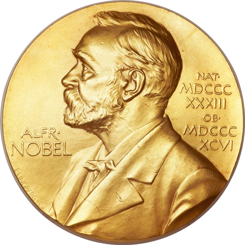 Replika medalu Nagrody Nobla