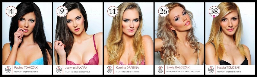 Miss Wielkopolski 2012: Kandydatki z powiatu konińskiego