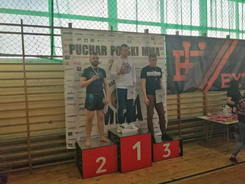 Adrian Matuszewski z klubu Academy Martial Arts Włocławek drugi w Pucharze Polski MMA w Sochaczewie [zdjęcia]