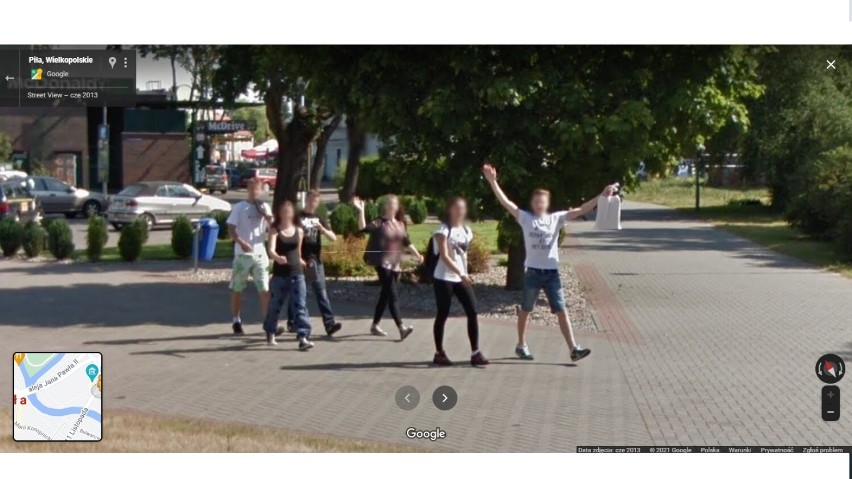 Moda na ulicach Piły. Jak ubierają się pilanie można zobaczyć na zdjęciach wykonanych przez Google Street View