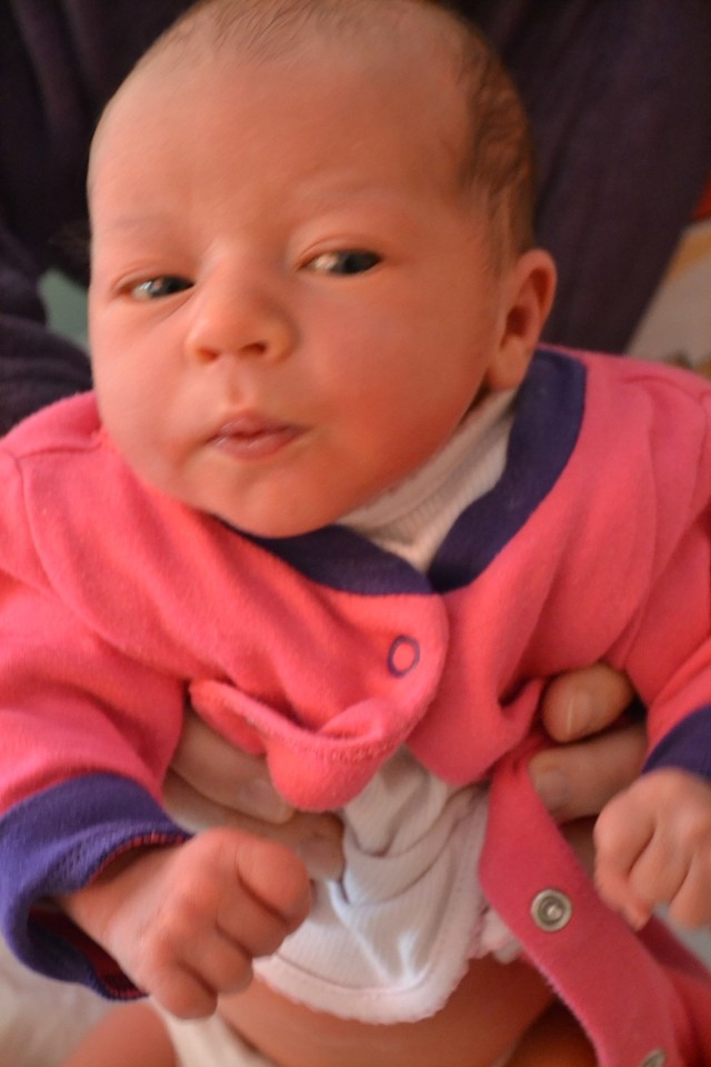 Kaja Auszkiewicz, córka Olimpii i Igora, urodziła się 17 marca. Ważyła 3300 gramów.