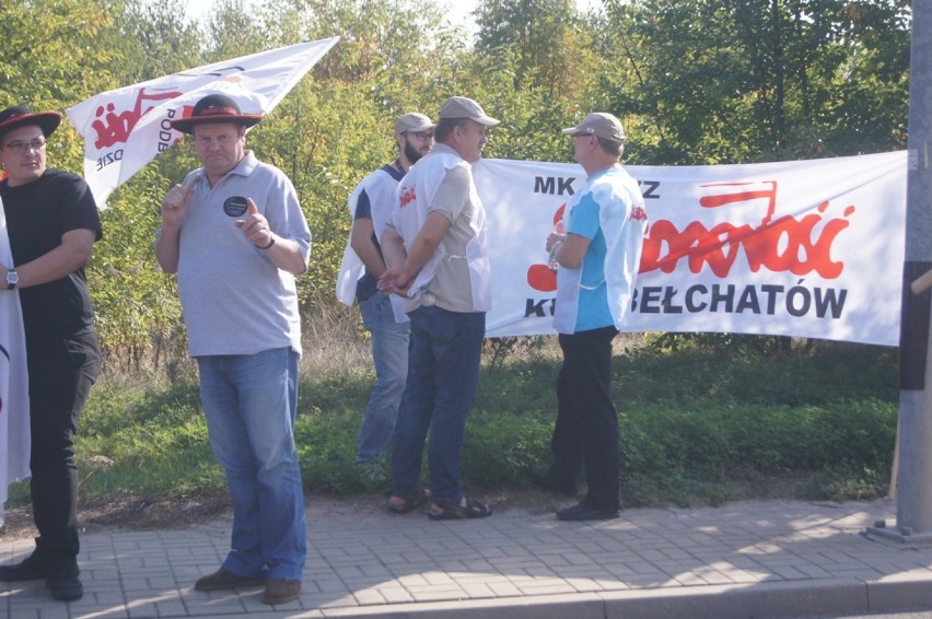 Protest "Solidarności" w Radomsku. Manifestacja w obronie...