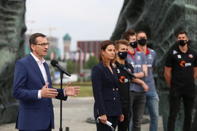 Premier Mateusz Morawiecki był we wtorek, 18 sierpnia w Katowicach