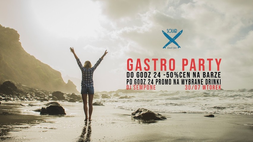 We wtorek 30 lipca Gastro Party x DJ SempOne.
- Otwieramy w...