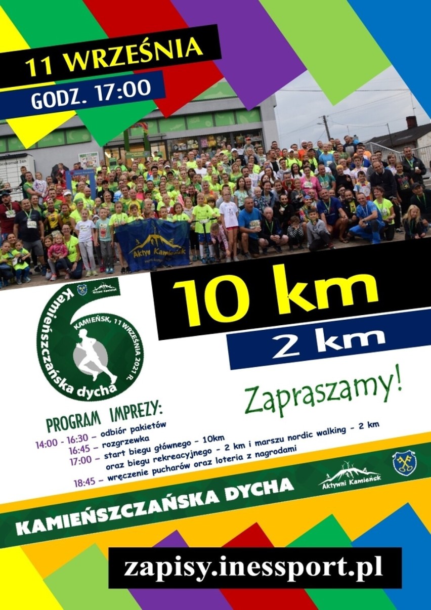 6. Kamieńszczańska Dycha. Już 11 września kolejna edycja biegu na 10 km w Kamieńsku