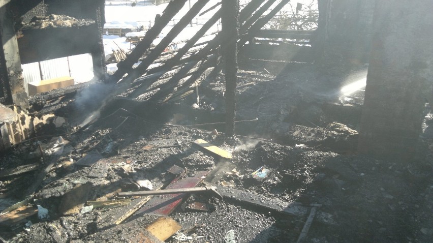 Pożar domu w Ujsołach. Nie ma osób poszkodowanych