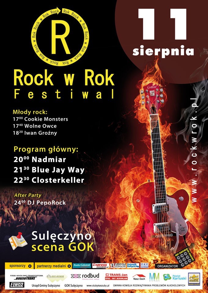 Festiwal Przyjemności, Rock w Rock, Bezpieczne Chmielno - weekendowe imprezy w powiecie kartuskim