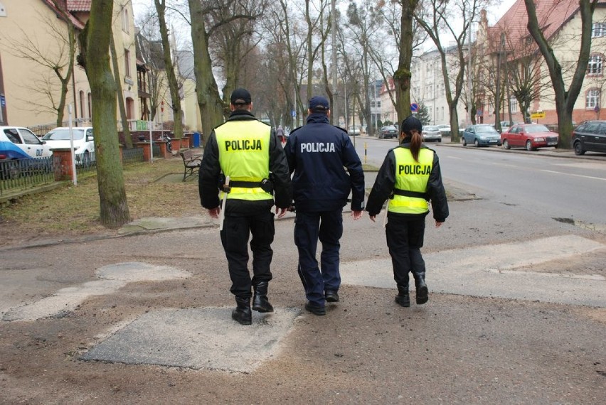 Słuchacze ze Szkoły Policji patrolują ulice Małego Trójmiasta Kaszubskiego