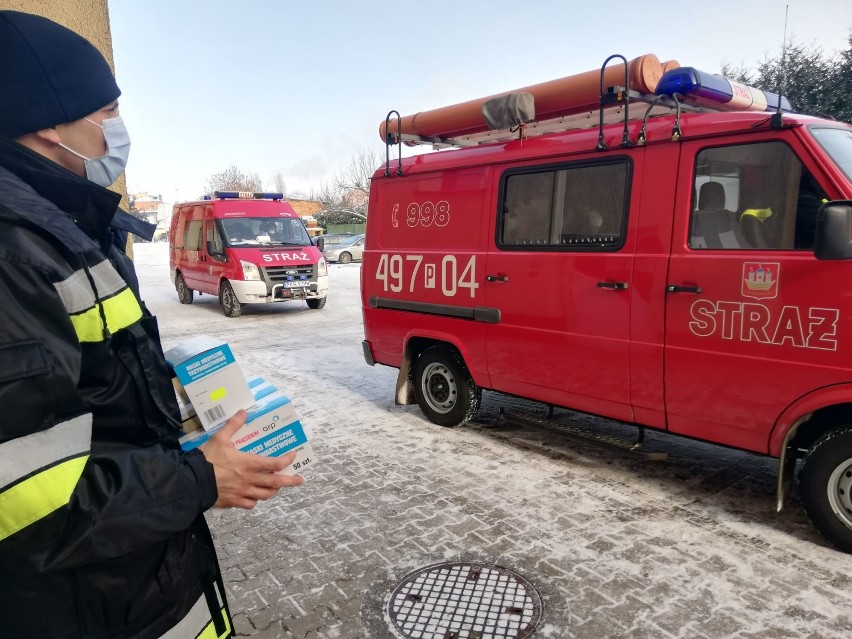 Środki dezynfekcyjne dla jednostek OSP w powiecie krotoszyńskim [ZDJĘCIA]