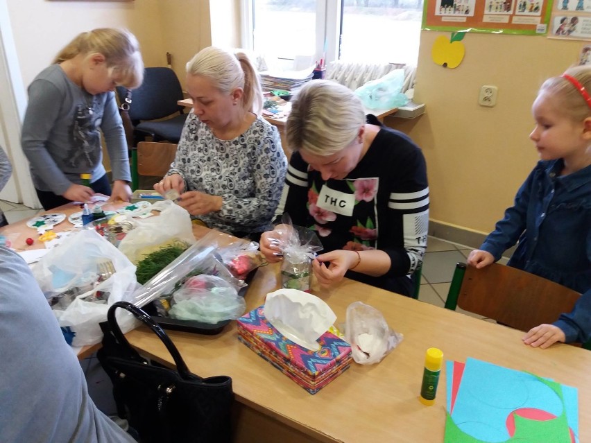 Świąteczne warsztaty dla dzieci i rodziców w Publicznym Przedszkolu w Taczanowie Drugim