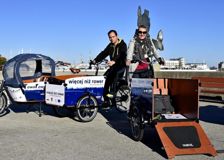 W Gdyni wypożyczysz rower do przewozu towarów. Miasto zakupiło 10 rowerów do zadań specjalnych dla przedsiębiorców 