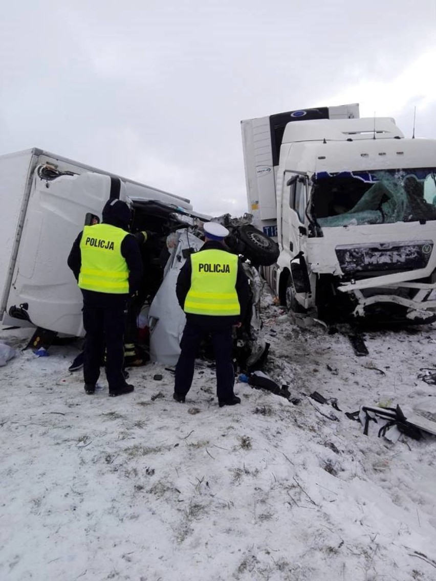 Szypliszki. Wypadek na krajowej ósemce, droga zablokowana