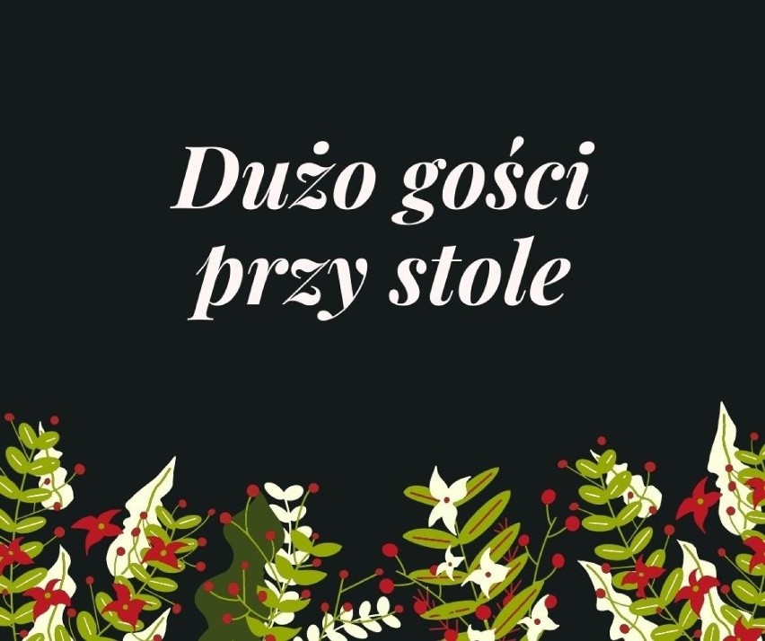 Dużo gości i brak społecznego dystansu przy świątecznym...