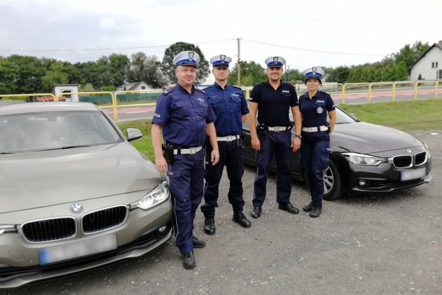 Policjanci ze Świecia i Grudziądza połączyli siły i 25 sierpnia 2022 r. kontrolowali wspólnie prędkość na S5 odraz DK91