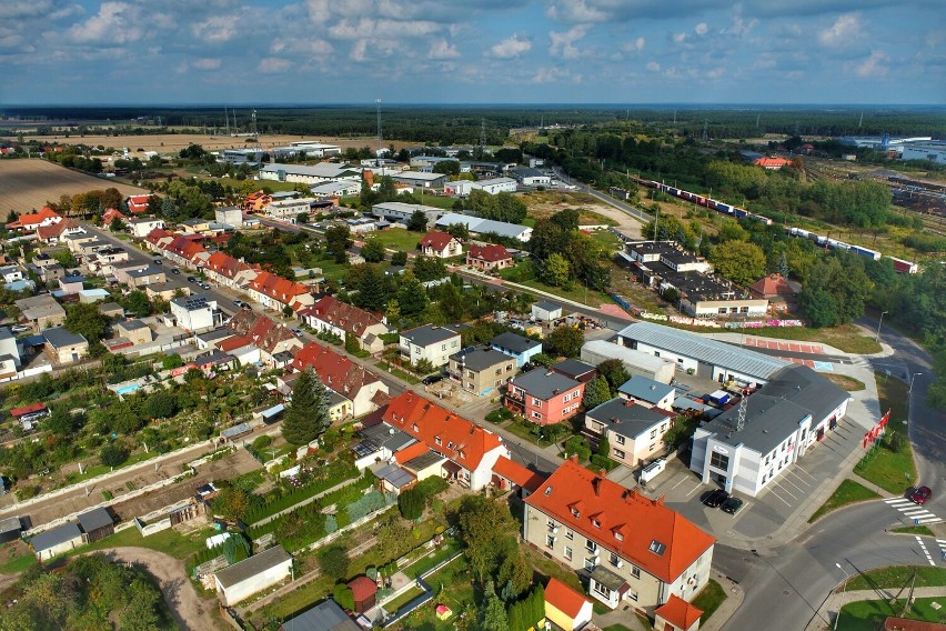 Zbąszynek z lotu ptaka prezentuje się wyjątkowo.