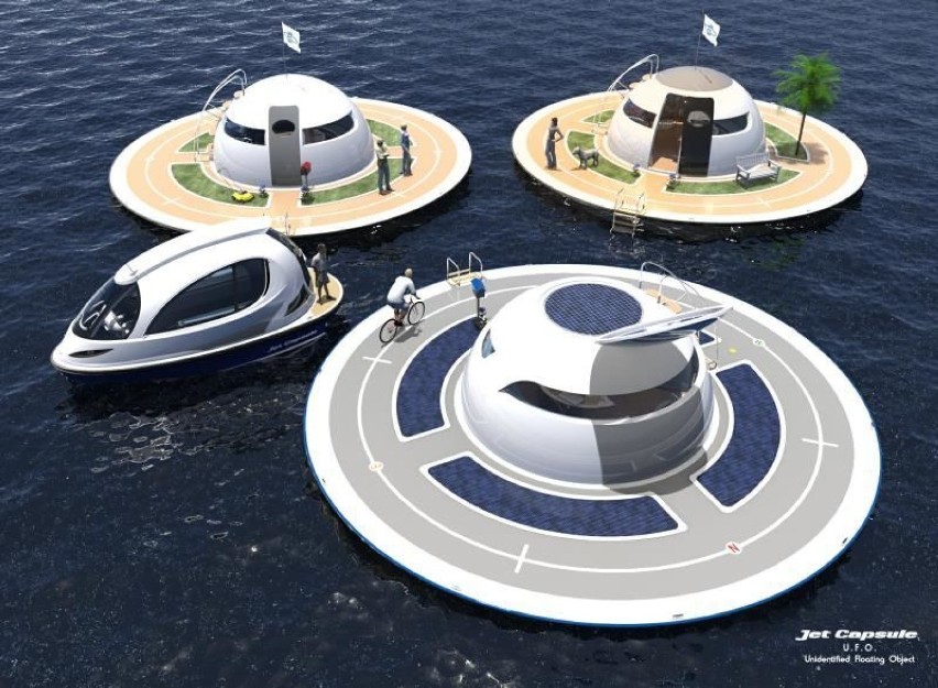 Pływający statek przyszłości będzie przypominał UFO? Zobacz futurystyczny koncept włoskich inżynierów