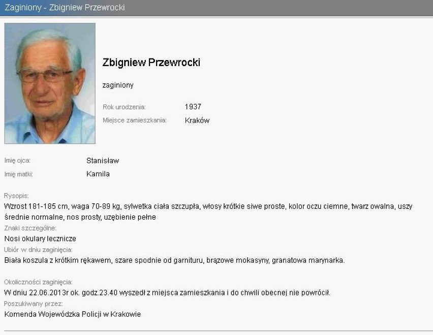 Zaginieni Kraków: Zobacz listę osób zaginionych! [ZDJĘCIA]