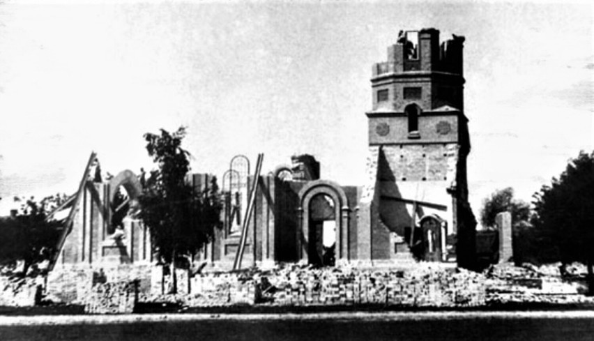 Zburzona w 1938 r. cerkiew w Kryłowie (pow. hrubieszowski)