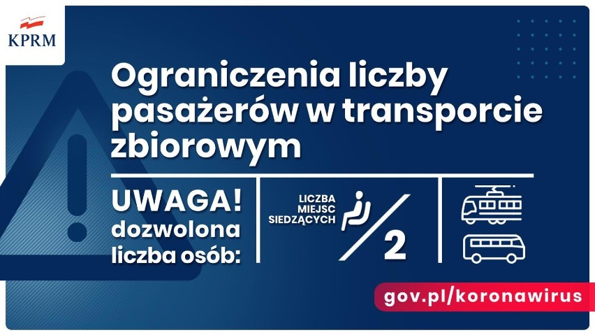 MPK Zduńska Wola apeluje - zostań w domu. Ograniczenie liczby pasażerów w autobusach