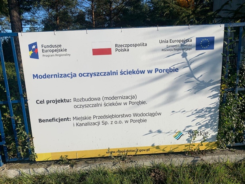 Rozpoczęła się modernizajca oczyszczalni ścieków w Porębie.