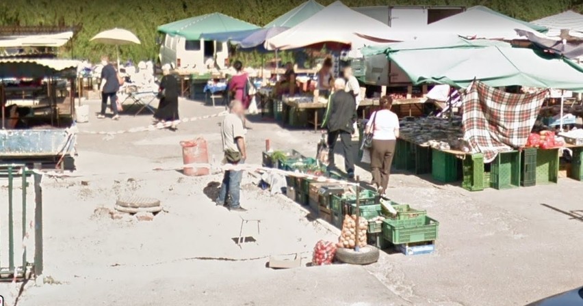 Mieszkańcy Lublina przyłapani na targu przy Ruskiej. Zobaczcie zdjęcia z Google Street View