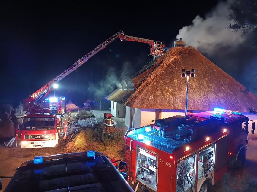 Pożar w Okupie. Palił się budynek mieszkalny ZDJĘCIA