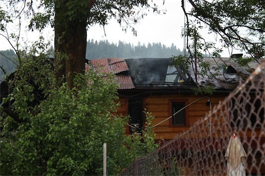 Podhale: Spłonął dom w Białce Tatrzańskiej [GALERIA]