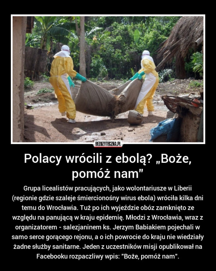 Ebola - Wirus, o którym mówi cały świat