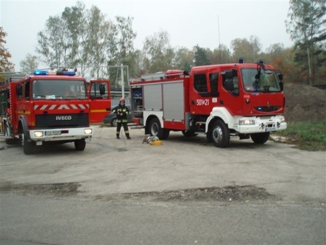 KRÓTKO: Ćwiczenia strażaków w zakładach Nitroerg w Krupskim Młynie